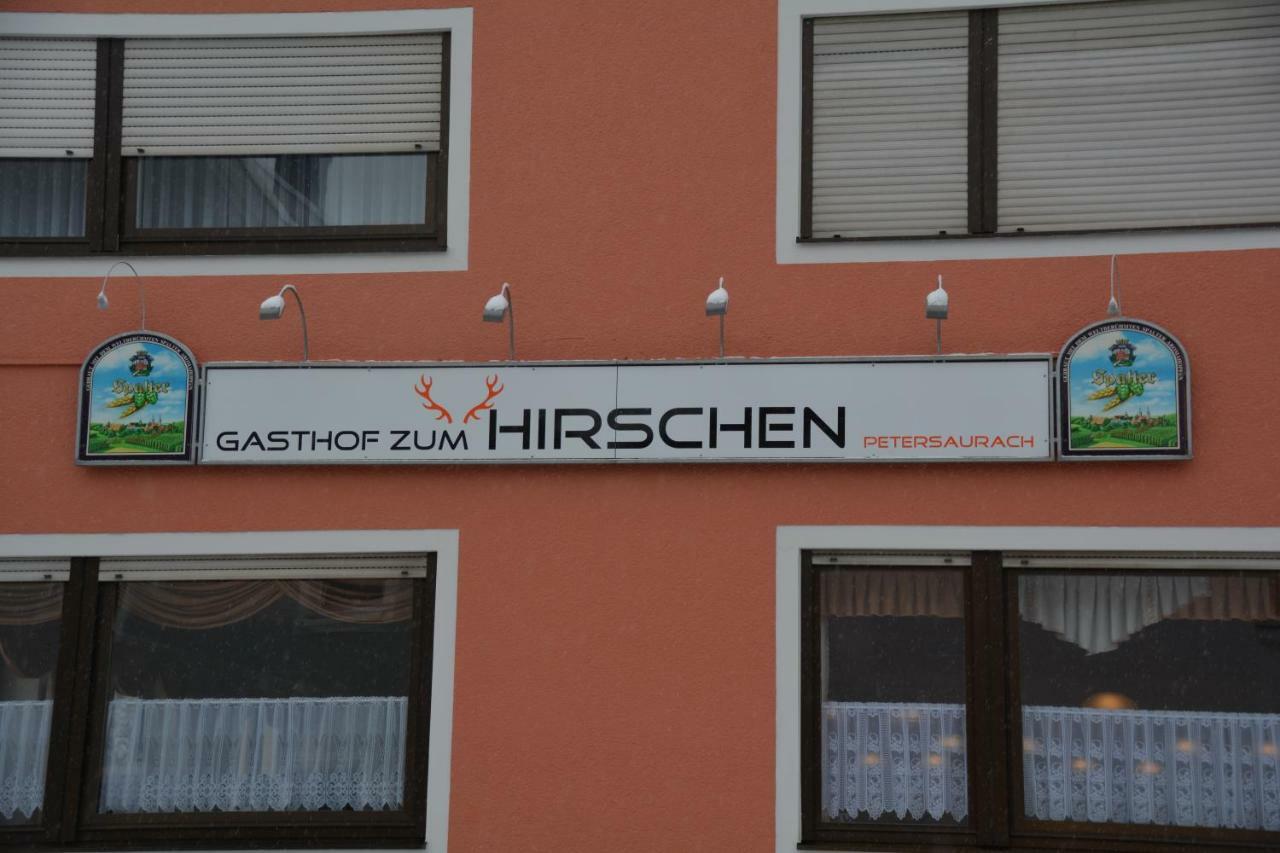 Petersaurach Gasthof Zum Hirschen酒店 外观 照片
